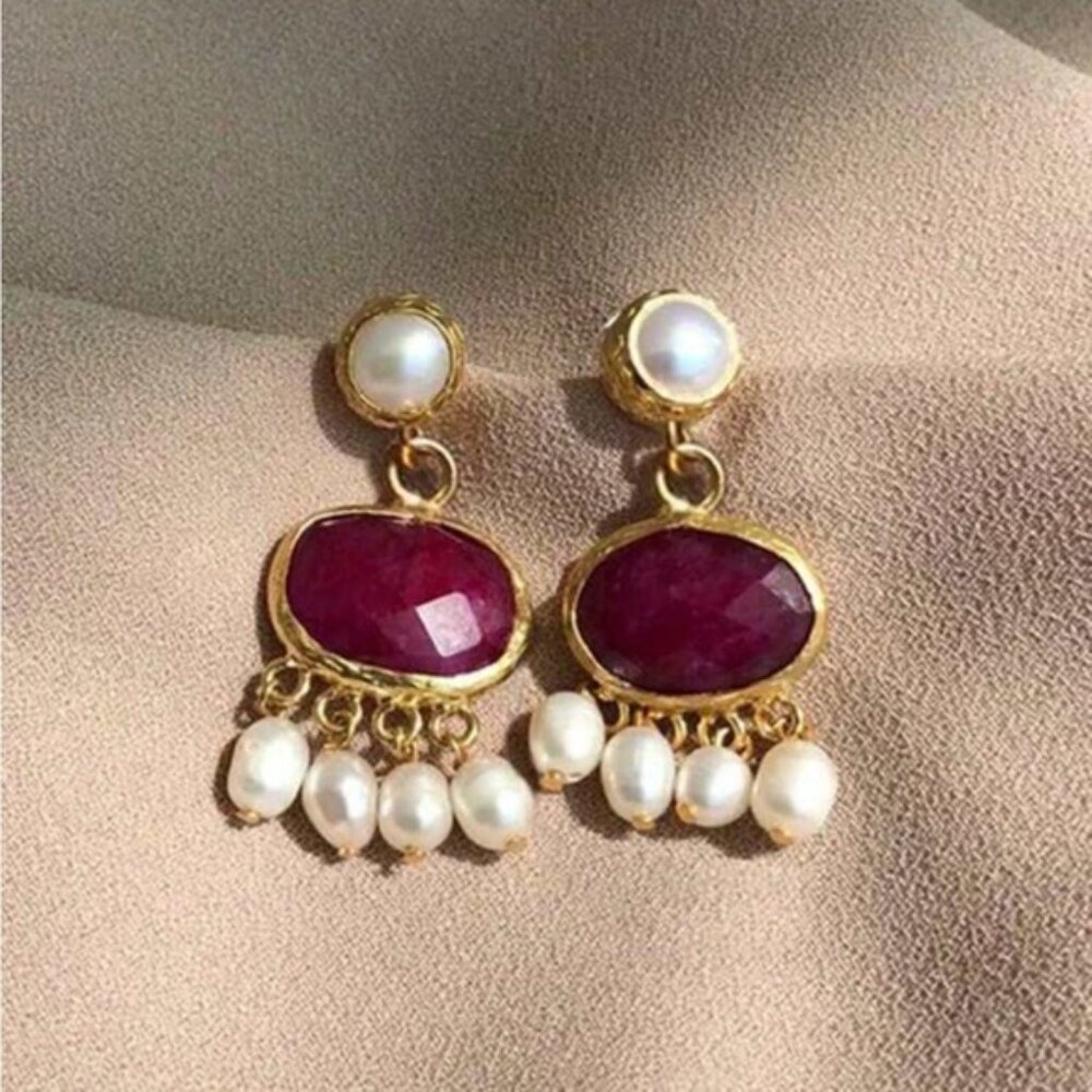 Pearl Drop Earrings N1610